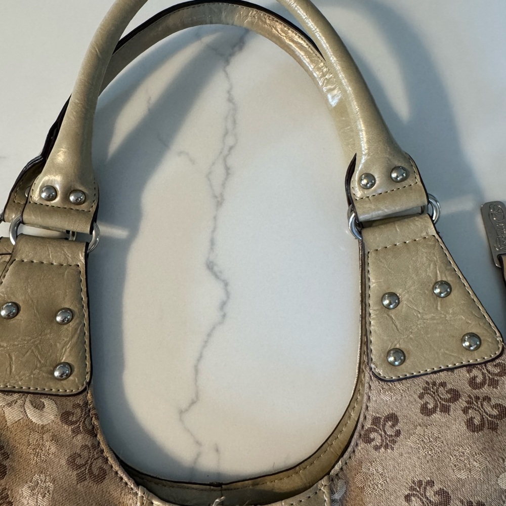 Dereon Vintage Y2K Gold and Brown Shoulder Bag - Picture 5 of 13